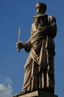 Saint Paul (5-67 AD). Statue by Paolo Romano (ca.1445-1470) Saint Paul (5-67 AD). Statue by Paolo Romano (ca.1445-1470)