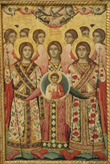 Saints. Icon. Anonymous work, 18th century. National Art Gal Saints. Icon. Anonymous work, 18th century. National Art Gal