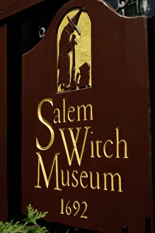 Salem With Museum. Placard. Massachusetts. united States Salem With Museum. Placard. Massachusetts. united States