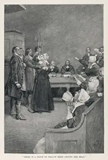Salem Witch Trials Prints: Salem Trial