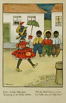 Sally and her clothes Every Sunday Print