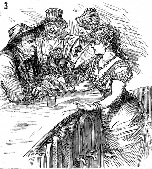 In the Saloon; North American frontier town, 1880 In the Saloon; North American frontier town, 1880
