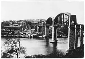 Royal Albert Bridge Print - Saltash, Cornwall 1890