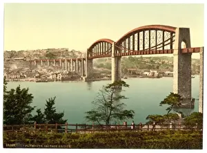 Saltash Bridge Print, Plymouth, England (ca. 1890-1900)
