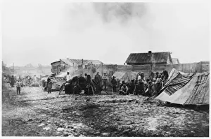 Russian Revolution History Prints: Samara Refugees