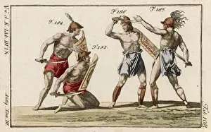 Related Prints: Roman Conquest of Samnite Warriors in Central Italy Print