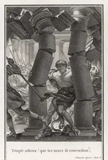 Old Testament Artwork For Sale Prints: Samson in the Temple