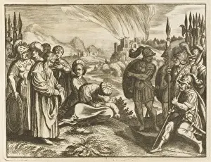 Old Testament Biblical Scenes Prints: Samuel Given to Priests