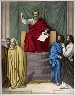 Old Testament Prophet Prints: Samuel Gives Judgment