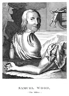 Samuel Wood - Single-Handed Miller: A CIRCA 1737 Print