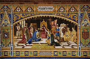 Sancho III of Navarre distributing their kingdoms among thei Sancho III of Navarre distributing their kingdoms among thei