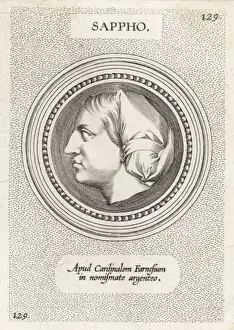 Sappho Greek Poet Prints: Sappho / Head