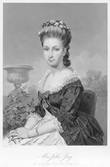 Prints of SARAH VAN BRUGH JAY wife of American diplomat John Jay Crows And Jays Prints: Sarah Jay Sarah Van Brugh Jay Print