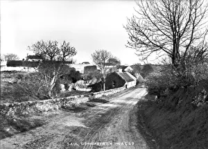 Early 20th Century Print of Saul Downpatrick Cottages