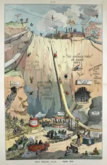 Save Niagara Falls - from this, 1906 Print