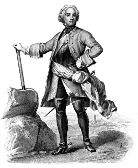French Military Commanders Prints: Saxe (Bouterwek)