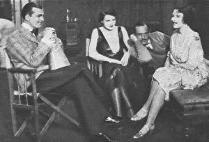 Images Dated 30th November 2013: A scene taken during the filming of The First Born (1928)