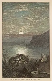Rhode Island Coastal Fort Print