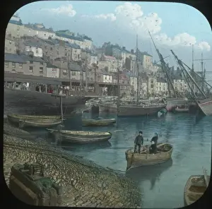 Boswell Collection Prints: Scenery of Devon - Brixham the Harbour