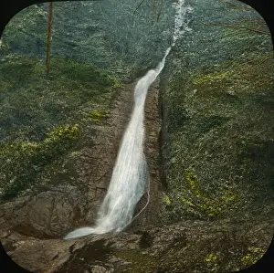 Victorian Lantern Slides Prints: Scenery of Devon - Waterfall