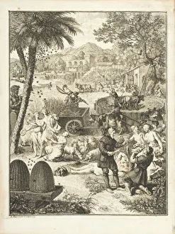 Scenes of country life, with mythological figure Scenes of country life, with mythological figure