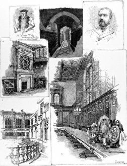Scenes at the Merchant Taylors Company, London, 1884 Scenes at the Merchant Taylors Company, London, 1884