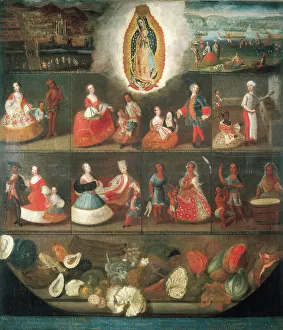 Scenes of Mestizaje . Circa 1750. Casta paintings Scenes of Mestizaje . Circa 1750. Casta paintings