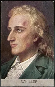 Prints of JOHANN CHRISTOPH FRIEDRICH German writer Date: 1759 - 1805 Friedrich Schiller Prints: Schiller Print - Portrait of Johann Christoph Friedrich