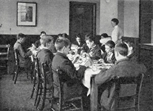 School for Deaf Boys, Anerley, London - dinner time School for Deaf Boys, Anerley, London - dinner time