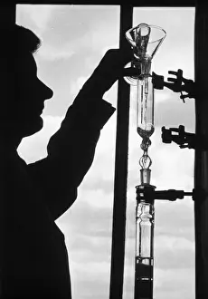 Scientist In Lab Prints: Scientist at Work 1950S
