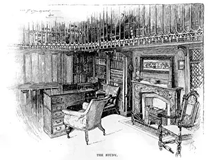 Abbotsford House Scotland Prints: Scott / Abbotsford / Study