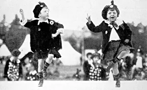 Scottish Children Highland Dancing, Aboyne, 1926 Scottish Children Highland Dancing, Aboyne, 1926
