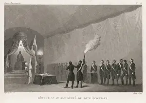 Scottish Rite Induction to the 33rd Degree Print