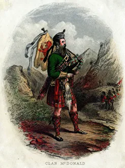 Scottish Types - Bagpipes, Clan McDonald Scottish Types - Bagpipes, Clan McDonald