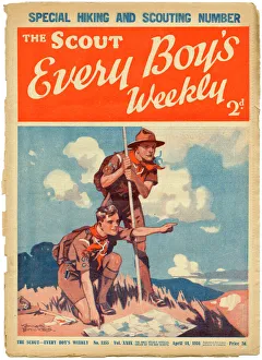 The Scout, Every Boys Weekly front cover The Scout, Every Boys Weekly front cover