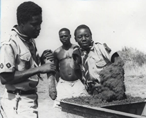 Scouts on an outdoor activity, Ghana, West Africa Scouts on an outdoor activity, Ghana, West Africa