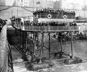 Sea trip by rail, Brighton electric railway Sea trip by rail, Brighton electric railway