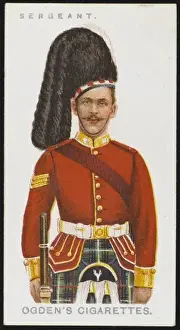 19th Century Military Art Prints: Seaforth Sergeant
