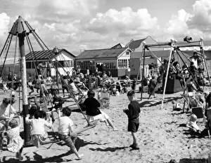 Children's Play Area Prints: Seaside Playground