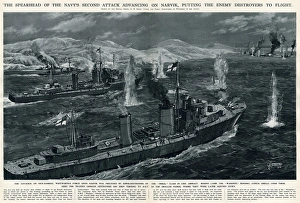 Second British action in Narvik harbour by G. H. Davis Second British action in Narvik harbour by G. H. Davis