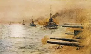 Battle Of Jutland Prints: Second Division Fight