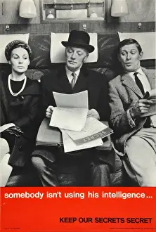 Cold War Era Print: Keep Our Secrets Secret Poster