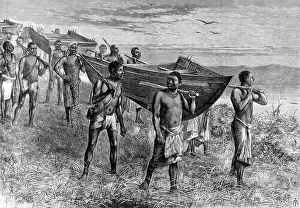 A Sectional Boat used by Sir Henry Morton Stanley in Africa A Sectional Boat used by Sir Henry Morton Stanley in Africa