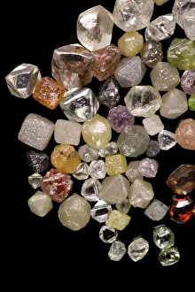 Diamond Crystals Print - Natural History Museum Collection