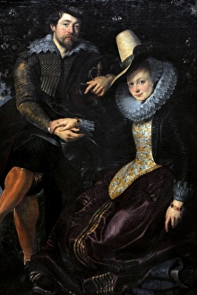 Self-portrait with his wife Isabella Brandt in the Honeysuck Self-portrait with his wife Isabella Brandt in the Honeysuck