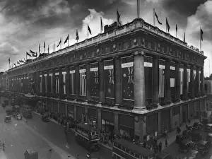 Selfridges Print: Oxford Street Store during World War Two