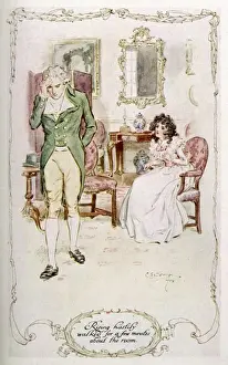 Sense & Sensibility Print: Colonel Brandon's Conversation with Elinor