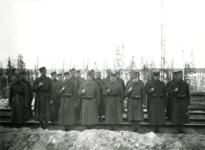 Serbian detachment, Nadvoitsa, Murmansk, Russia Serbian detachment, Nadvoitsa, Murmansk, Russia