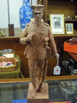 Plaster Cast Print of a Sergeant in Marching Order