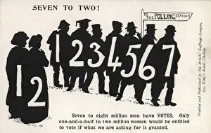 Historical Suffragettes Images Prints: Seven to two